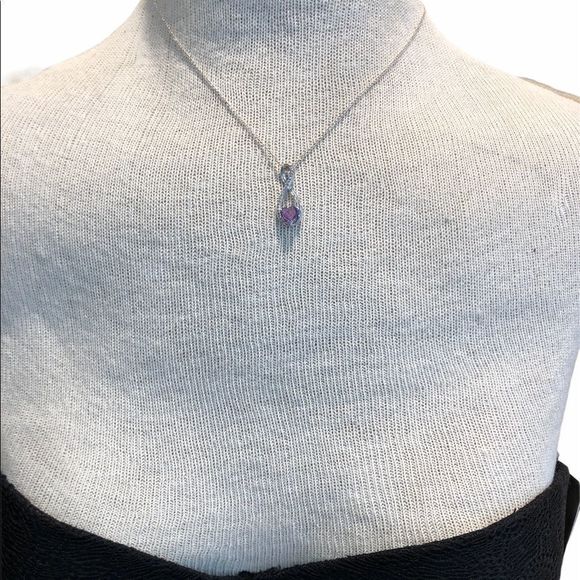 heart stone with infinity love ❤️ purple tone - Picture 9 of 12